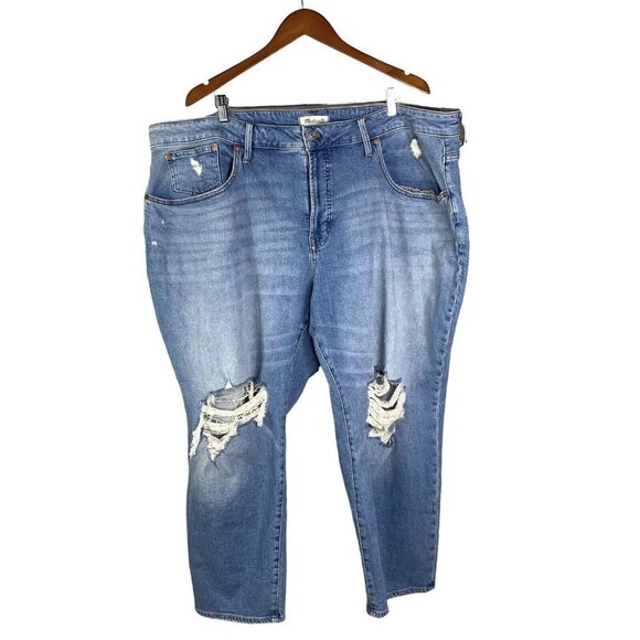 Madewell Denim - Madewell The Plus Curvy Perfect Vintage jeans Distressed size 28W New